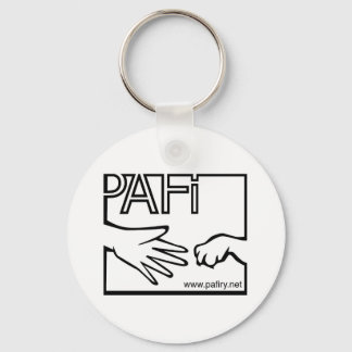 Pro Animals Finland BW-Logotyp Nyckelring