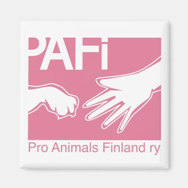 Pro Animals Finland Logotyp Magnet (Framsidan)