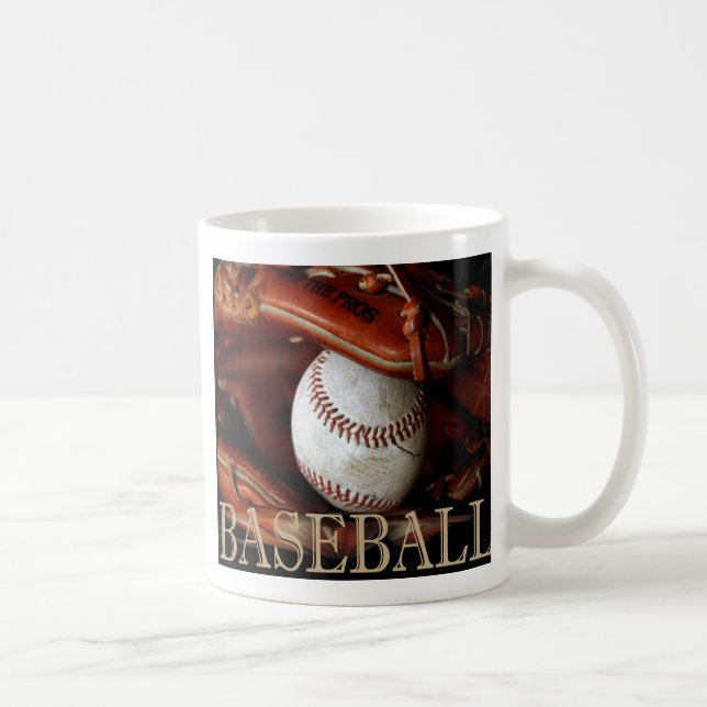 Pro baseball och fläkt kaffemugg (Höger)