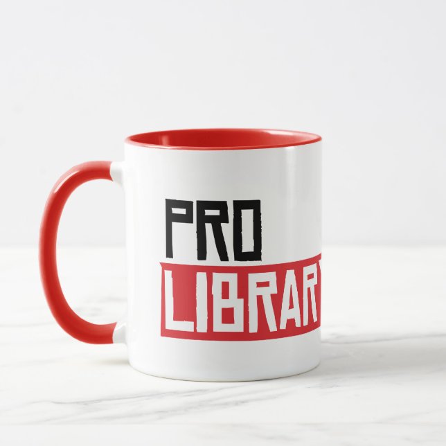 PRO BIBLIOTEK MUGG (Vänster)