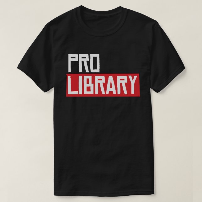 PRO BIBLIOTEK T SHIRT (Design framsida)