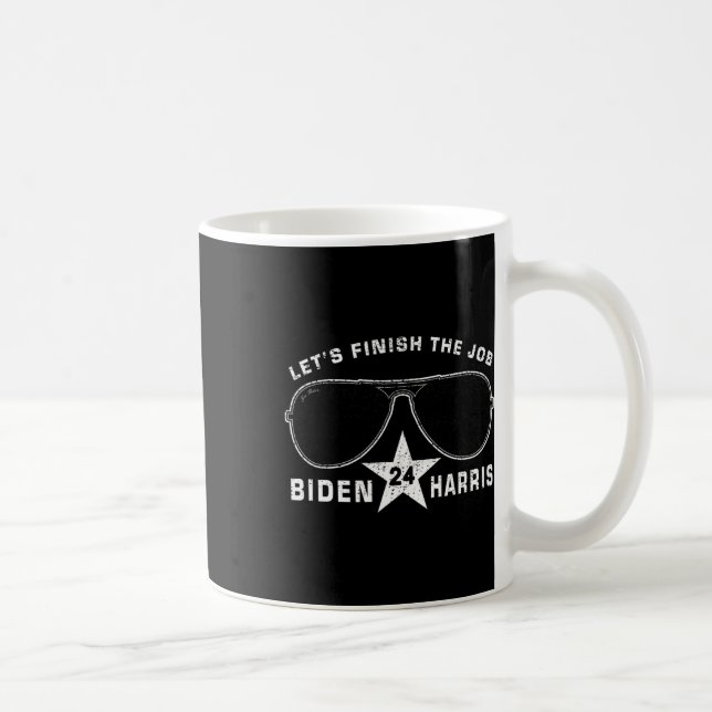 Pro Biden Harris President Demokrati Kampanj Vint Kaffemugg (Höger)