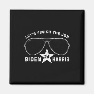Pro Biden Harris President Demokrati Kampanj Vint Magnet