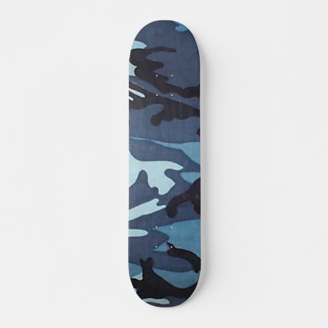 Pro blåttCamo Skateboard Bräda 20 Cm (Framsida)