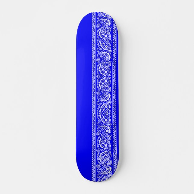 Pro blåttPaisley Skateboard (Framsida)
