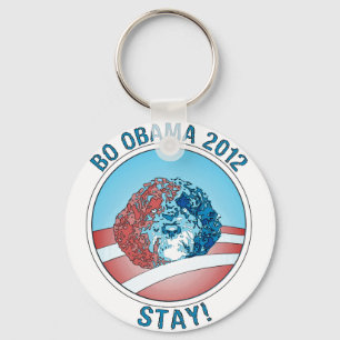 Pro-Bo Obama hund 2012 Nyckelring