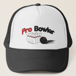 Pro Bowlareare Bowling Pin och Boll Truckerkeps