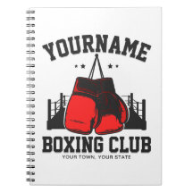 Pro Boxer ADD NAMN Red Handskar Boxing Ring-tränin