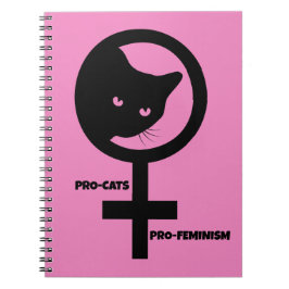 Pro Cats Pro Feminism Anteckningsbok