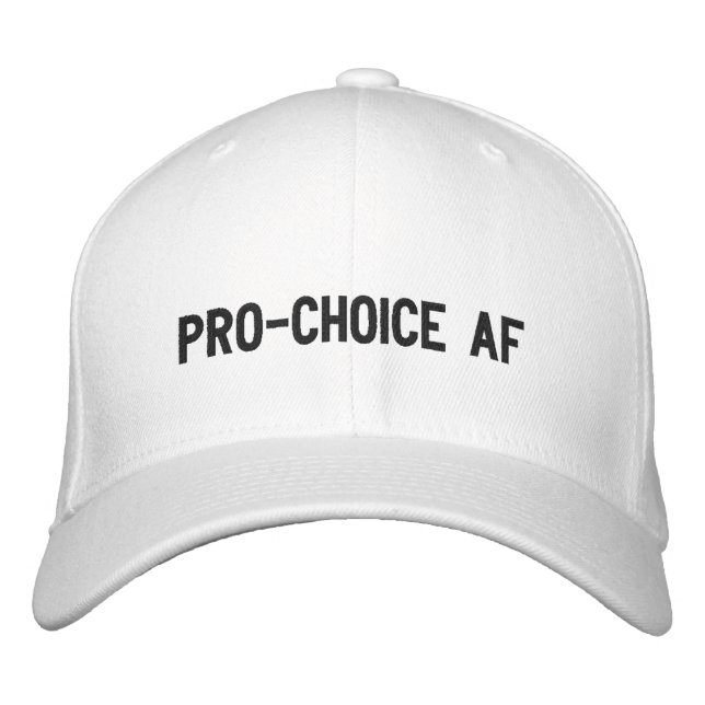 Pro Chock AF svartvit anpassningsbar minimalist Broderad Keps (Framsida)