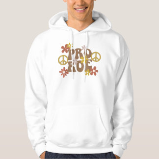 Pro Chock Feminist Peace Kärlek och Reproductive R Hoodie