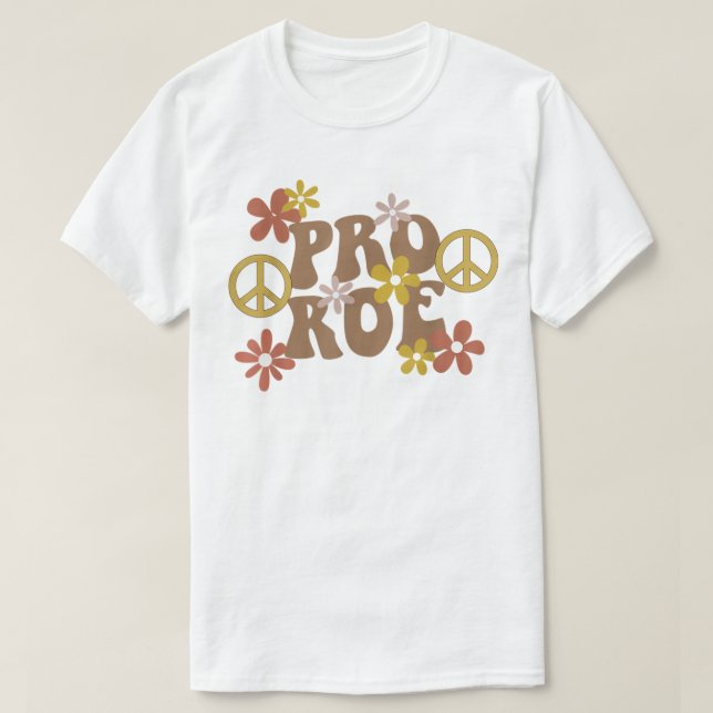 Pro Chock Feminist Peace Kärlek och Reproductive R T Shirt (Design framsida)