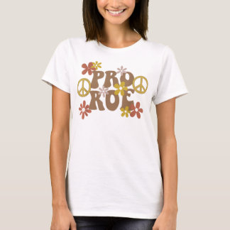Pro Chock Feminist Peace Kärlek och Reproductive R T Shirt