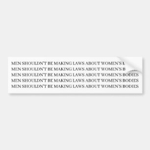 Pro-Chock - feministisk stötfångare Bildekal