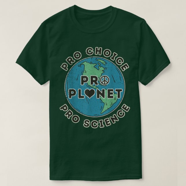 Pro Chock Pro Planet Pro Science Climate Change E T Shirt (Design framsida)