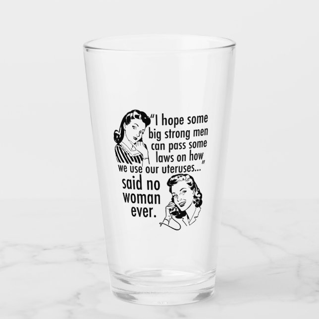 Pro Chockad Humor Retro-politisk Tecknad Glaskopp (Framsida)