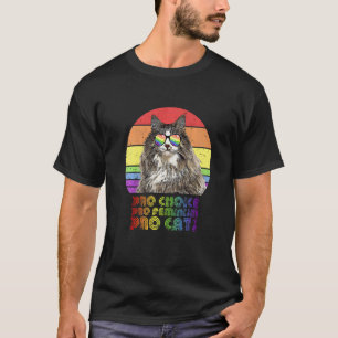Pro Chocko Feminism Pro Katt Lgbtq Feminist 2 T Shirt