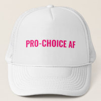 Pro Choice AF-höger för vit abort från shock rosa