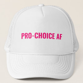 Pro Choice AF-höger för vit abort från shock rosa  Keps