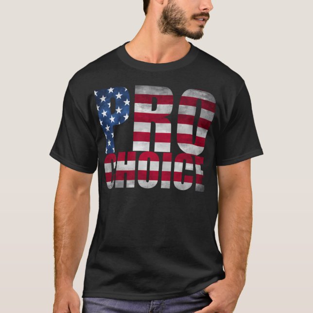 Pro Choice American Av Buck T Shirt (Framsida)