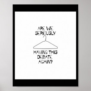 Pro Choice Debatt om abort Höger utan toppar Poster