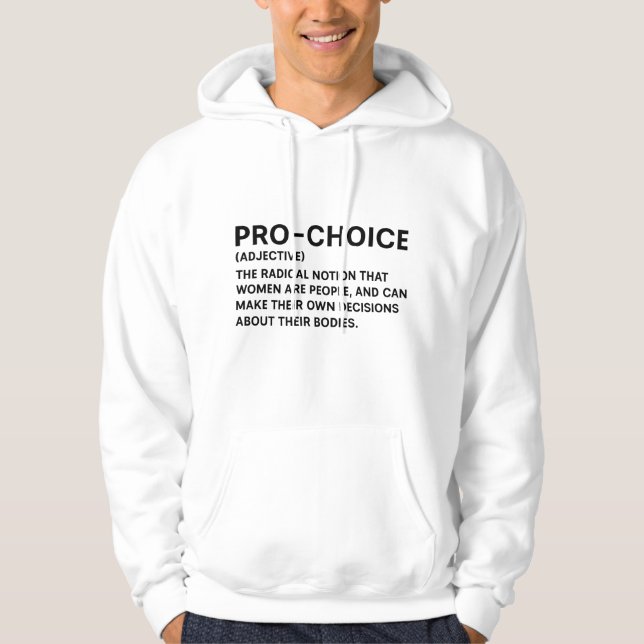 Pro-Choice Hoodie (Framsida)