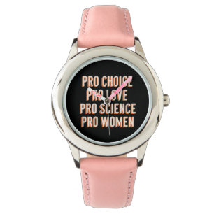 Pro Choice Kvinnors Rättigheter Feministiskt Patri Armbandsur