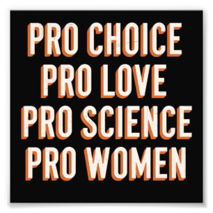 Pro Choice Kvinnors Rättigheter Feministiskt Patri Fototryck