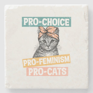Pro-Choice, pro-Feminism, ProCat Katt Lover Stenunderlägg
