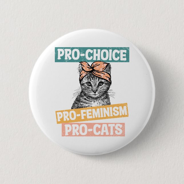 Pro-Choice, pro-Feminism, ProCats Knapp (Framsida)