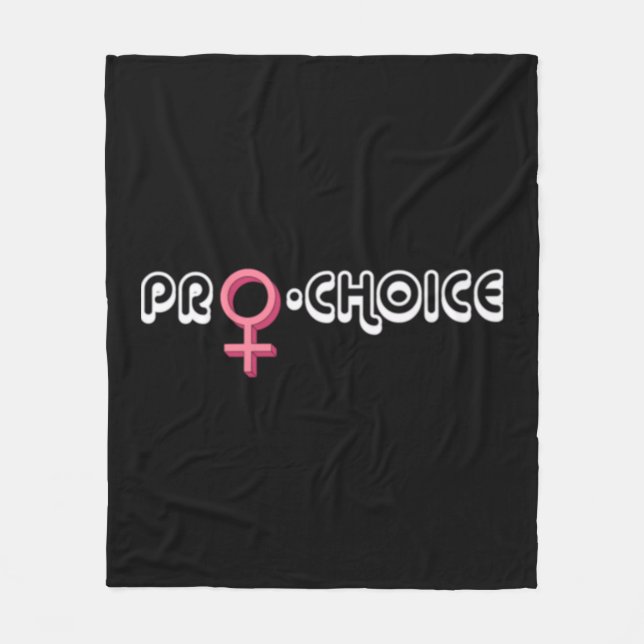 Pro Choice Roe mot Wade Women's Health Fleecefilt (Framsidan)