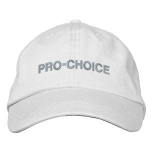 Pro Choice rosa vit anpassad minimalistisk modern Broderad Keps