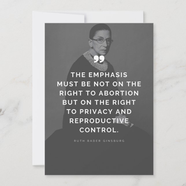 Pro Choice Ruth Bader Ginsburg-offert (Framsida)