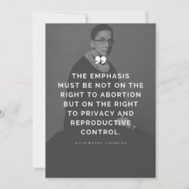 Pro Choice Ruth Bader Ginsburg-offert