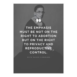 Pro Choice Ruth Bader Ginsburg-offert Fototryck