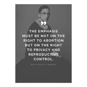 Pro Choice Ruth Bader Ginsburg-offert Fototryck