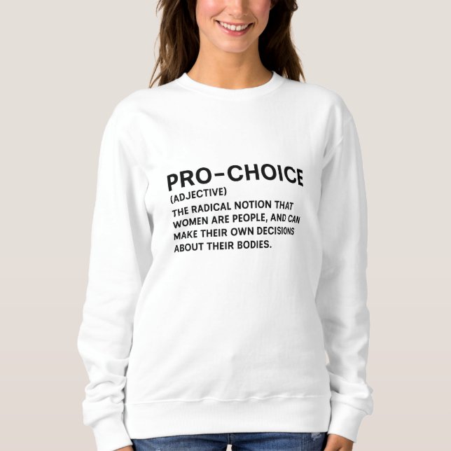 Pro-Choice T Shirt (Framsida)
