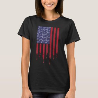 Pro Choice Usa Flag Coat Hanger  Blood  Reproducti T Shirt