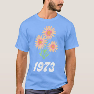 Pro Choice Wildblommor Blommigt 1973 Feminism Femi T Shirt
