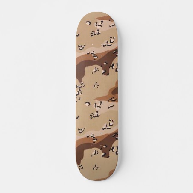 Pro chokladchipCamo Skateboard (Framsida)