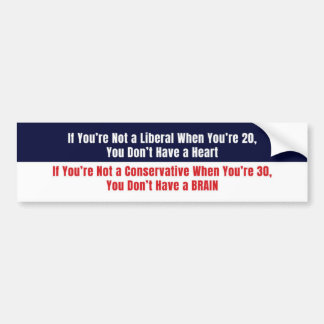 Pro-Conservative Anti-Liberal Patriotic Sticker Bildekal