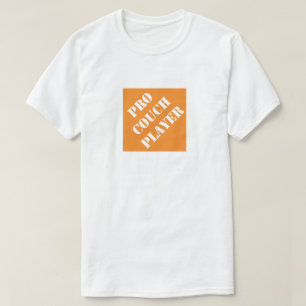 Pro Couch Player Funny Pappa Humous Fars dag T Shirt