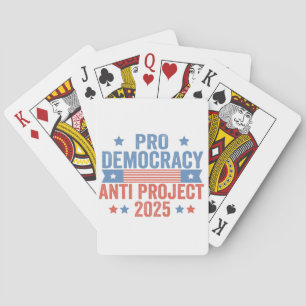 Pro Democracy Anti Project 2025 Republican Trump Casinokort