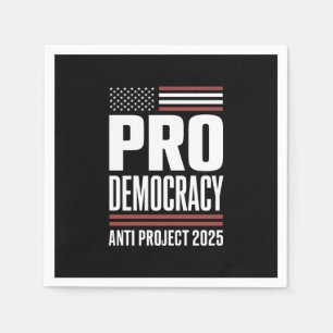 Pro Democracy Anti Project 2025 Trump 2025 Pappersservett