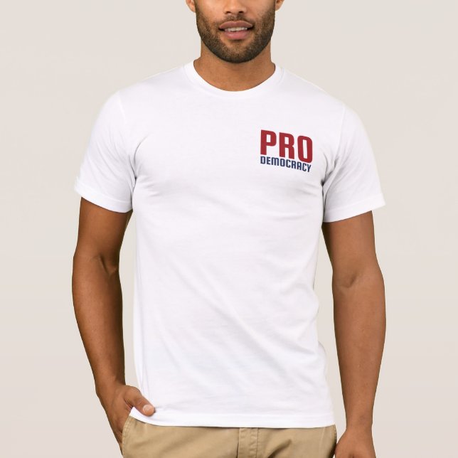 PRO Demokrati BCD T-Shirt (Framsida)