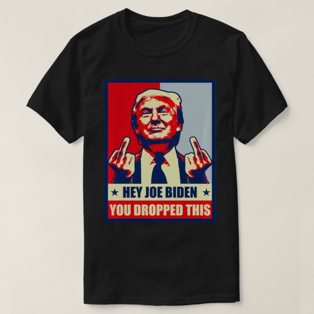 Pro Donald Trump 2020 Republican Konservativ Anti T Shirt (Design framsida)