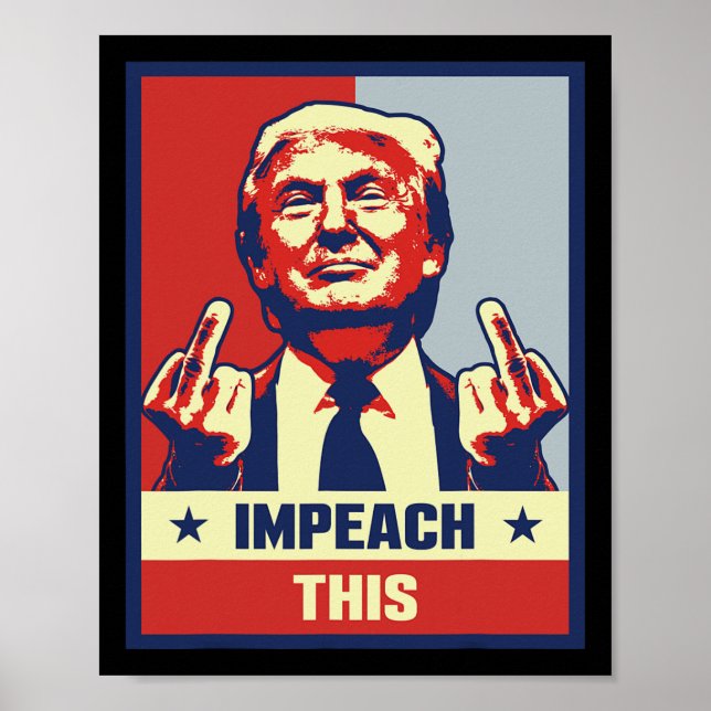 Pro Donald Trump presenter Republikansk konservati Poster (Framsidan)