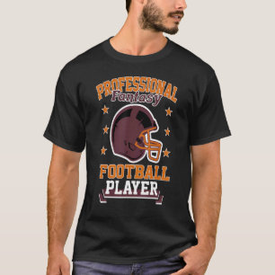 Pro Fantasy Football Player Retro Draft Party Kit T Shirt