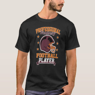 Pro Fantasy Football Player Retro Draft Party Kit T Shirt