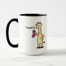 Pro-Finder Giraffe Rolig Kaffemugg